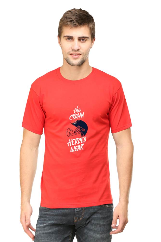 The Crown Heroes Wear Unisex Round Neck Half Sleeve T-Shirt