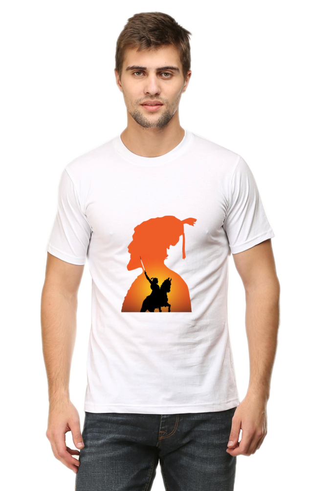 Shivaji Maharaj Unisex Round Neck Half Sleeve T-Shirt