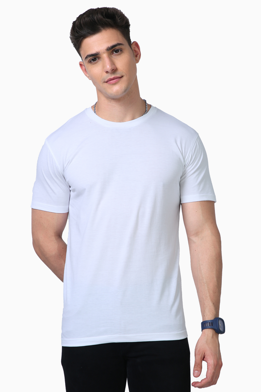 White Plain Unisex Supima T-Shirt