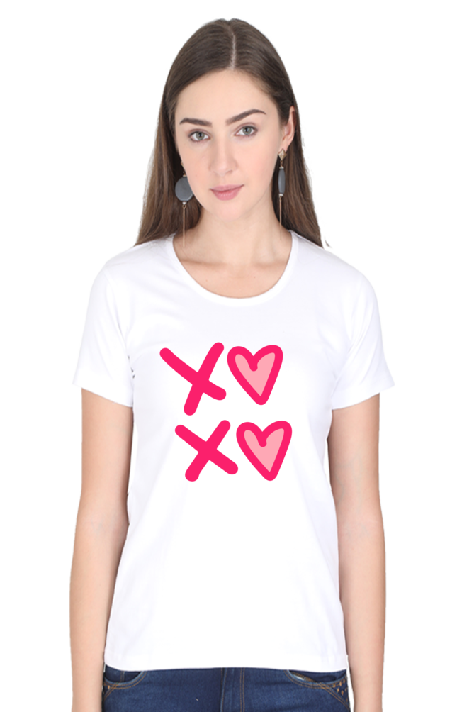 XOXO Women Round Neck Half Sleeve T-Shirt