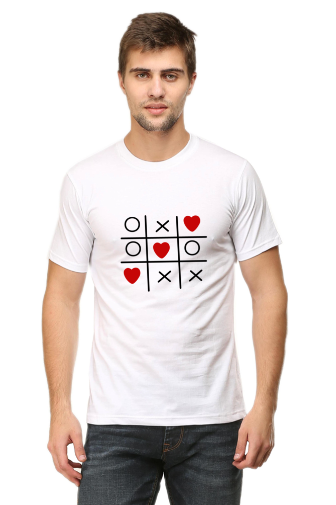 Love Game Unisex Round Neck Half Sleeve T-Shirt