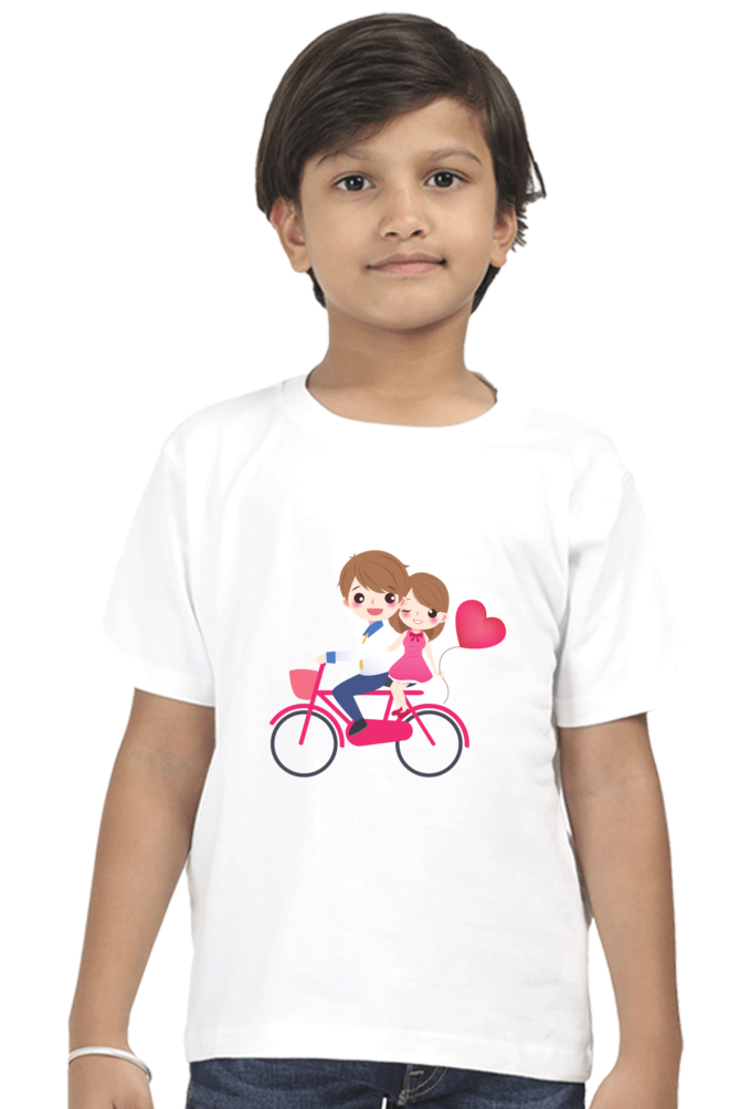 Dreamy Duo Boys Round Neck Half Sleeve T-Shirt