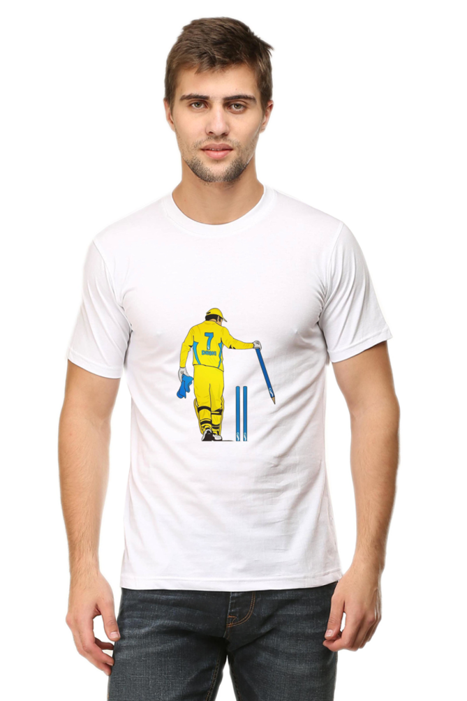 MS Dhoni Unisex Round Neck Half Sleeve T-Shirt