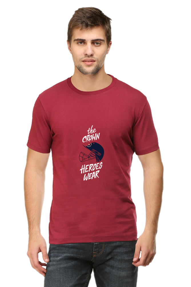 The Crown Heroes Wear Unisex Round Neck Half Sleeve T-Shirt