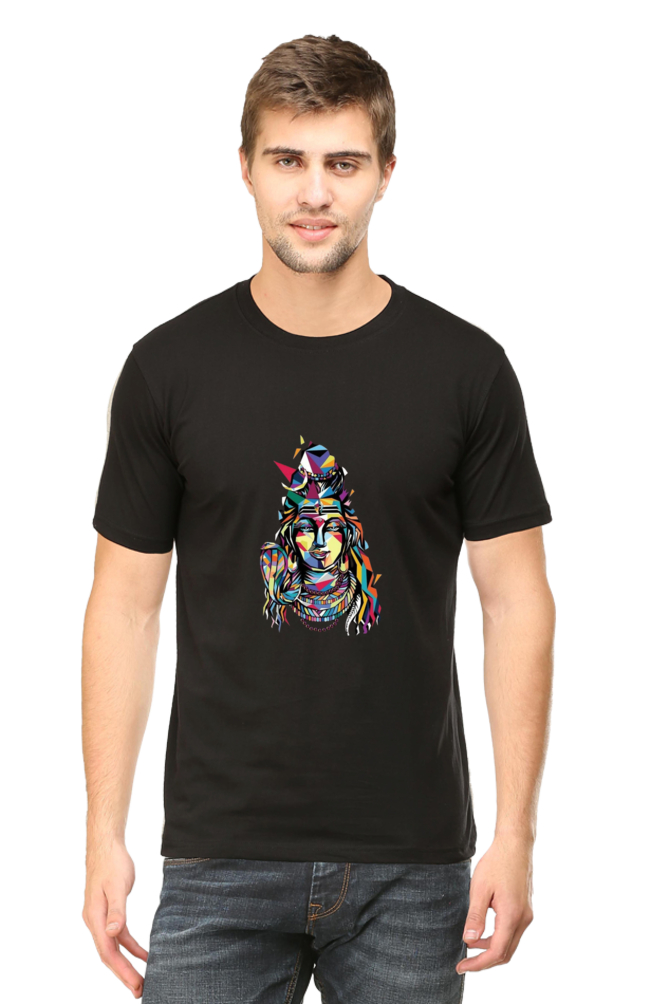 Lord Shiva Unisex Round Neck Half Sleeve T-Shirt