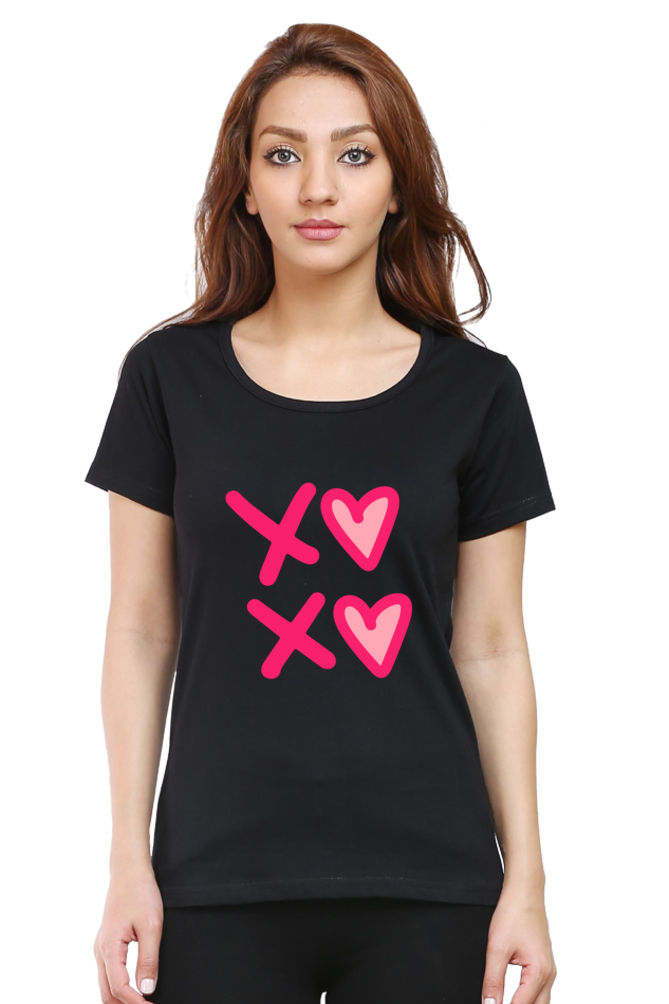 XOXO Women Round Neck Half Sleeve T-Shirt