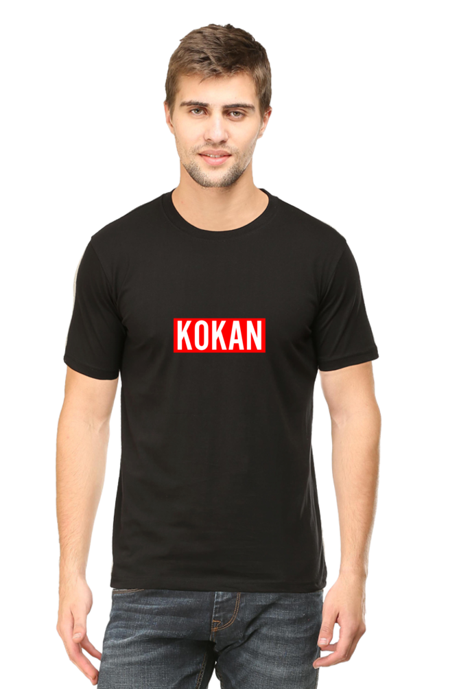 Kokan Unisex Round Neck Half Sleeve T-Shirt