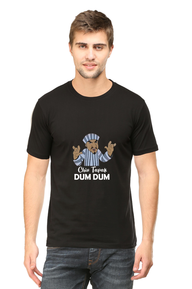 Chin Tapak Dum Dum Unisex Round Neck Half Sleeve T-Shirt