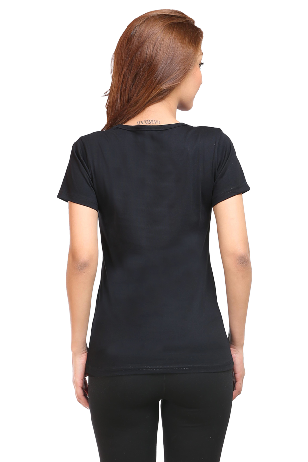 Shankar Mahadev Women Round Neck Half Sleeve T-Shirt