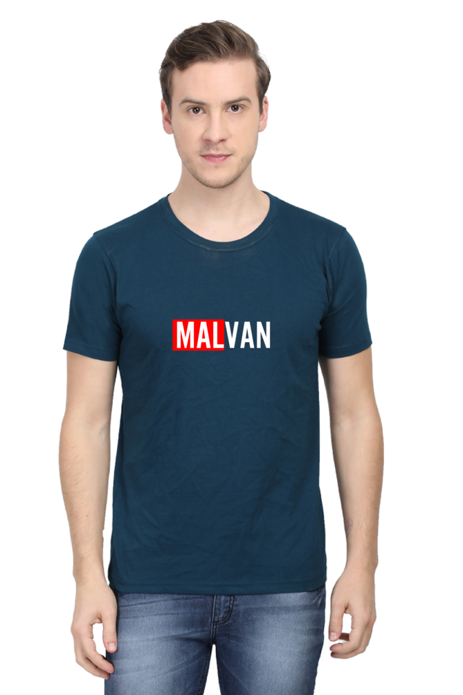 Malvan Unisex Round Neck Half Sleeve T-Shirt