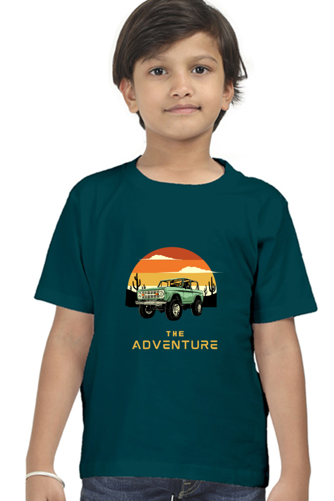 Adventure Kids Round Neck Half Sleeve T-Shirt