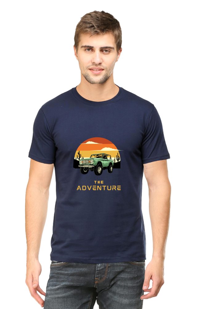 Adventure Unisex Round Neck Half Sleeve T-Shirt