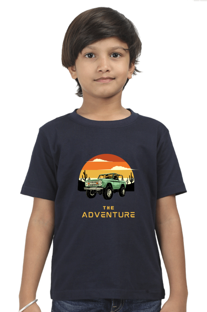 Adventure Kids Round Neck Half Sleeve T-Shirt