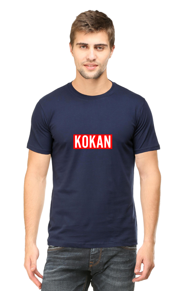 Kokan Unisex Round Neck Half Sleeve T-Shirt