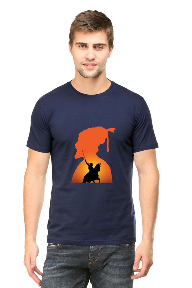 Shivaji Maharaj Unisex Round Neck Half Sleeve T-Shirt