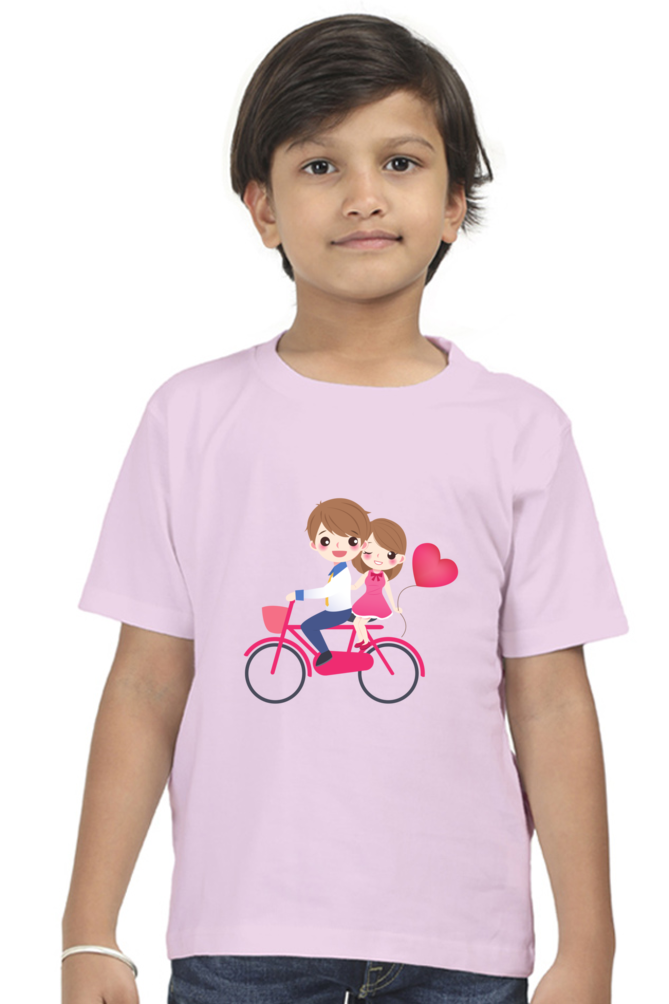 Dreamy Duo Boys Round Neck Half Sleeve T-Shirt