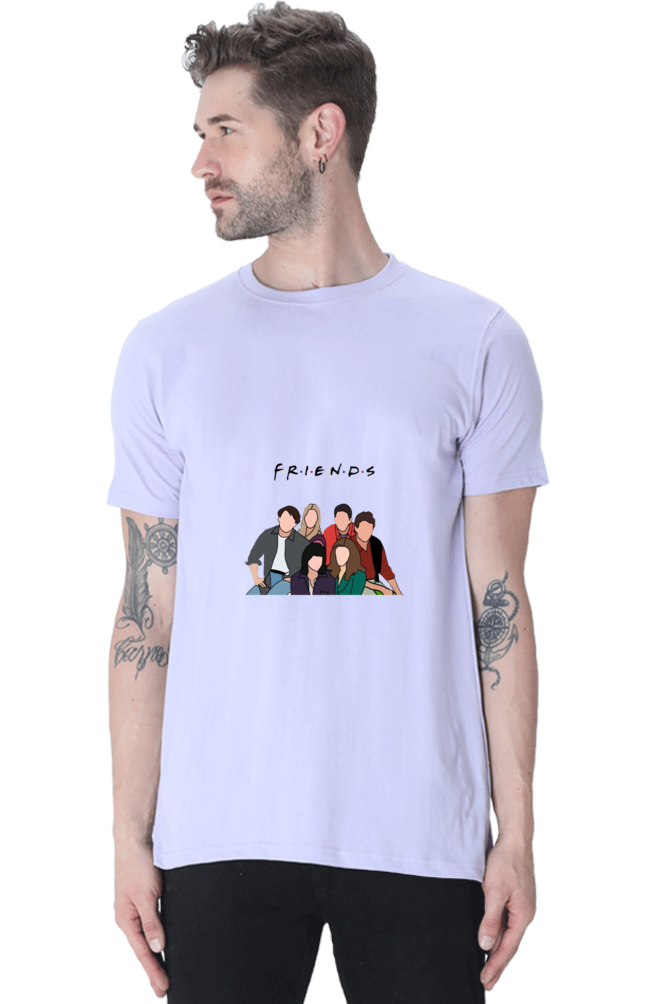 Friends Group Unisex Round Neck Half Sleeve T-Shirt