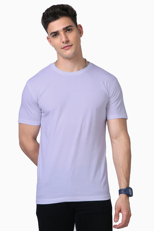 Lavender Plain Unisex Supima T-Shirt