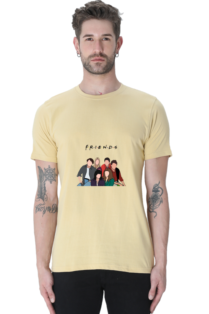 Friends Group Unisex Round Neck Half Sleeve T-Shirt