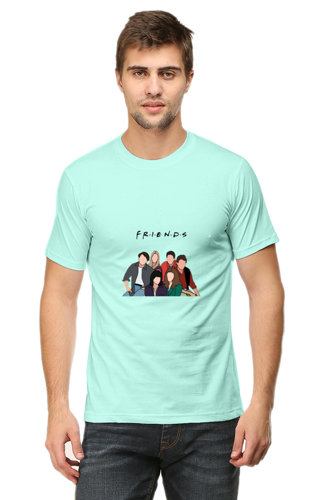 Friends Group Unisex Round Neck Half Sleeve T-Shirt