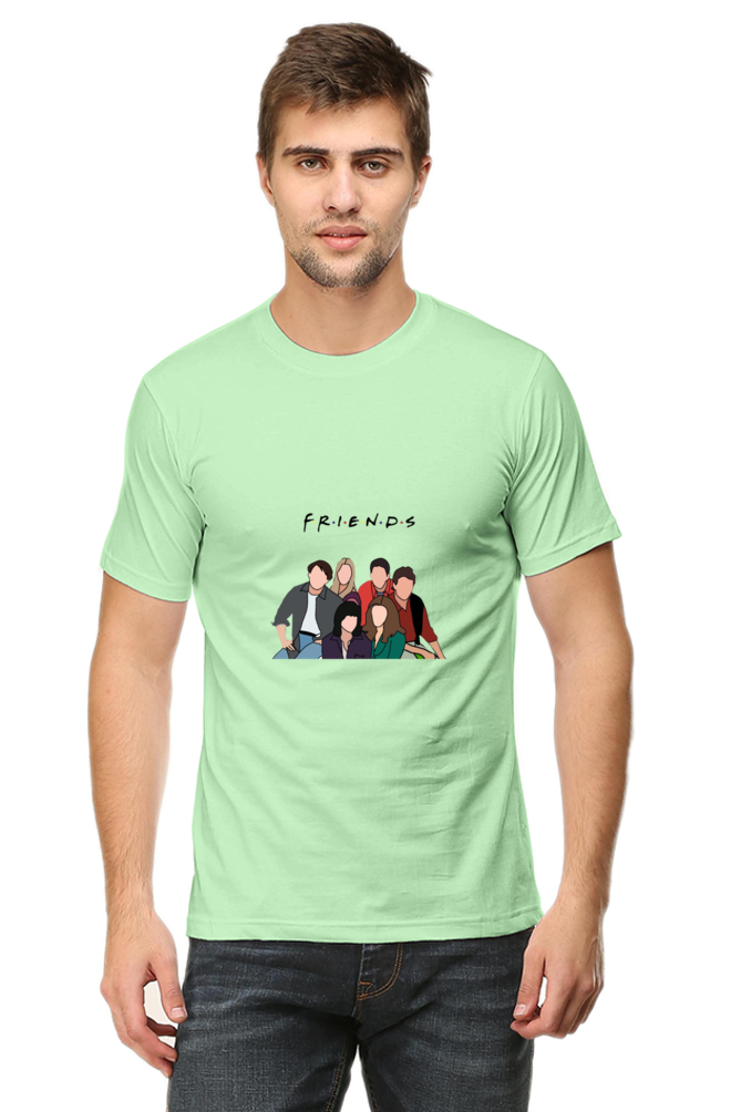 Friends Group Unisex Round Neck Half Sleeve T-Shirt