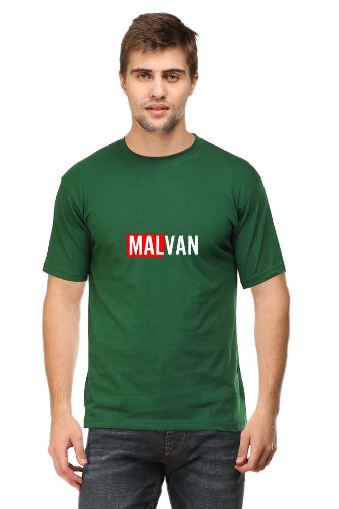 Malvan Unisex Round Neck Half Sleeve T-Shirt