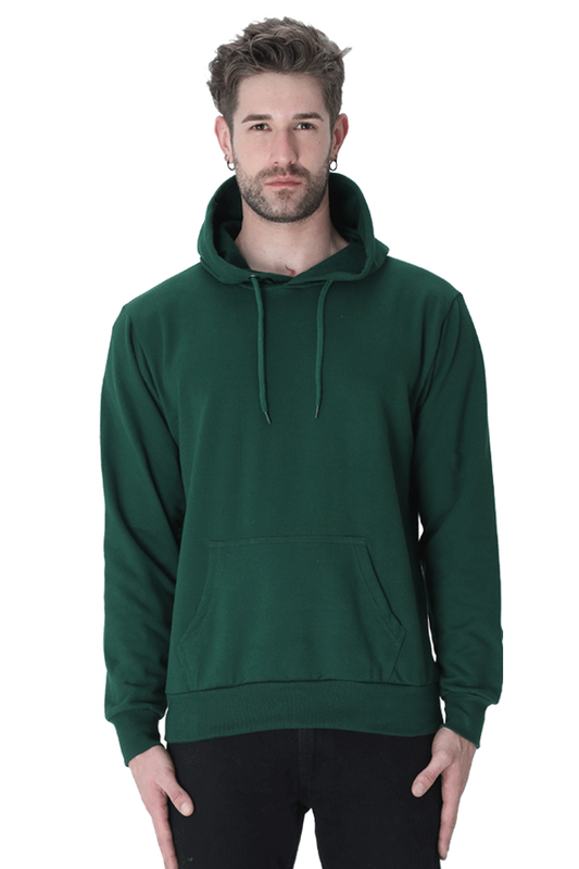 Plain Green Unisex Hoodie