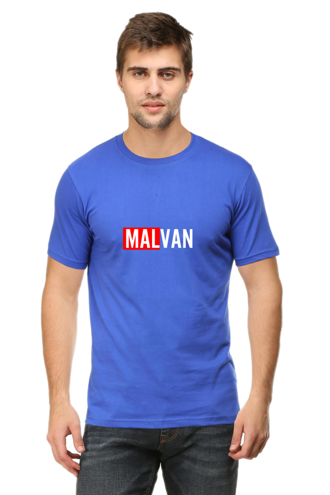 Malvan Unisex Round Neck Half Sleeve T-Shirt