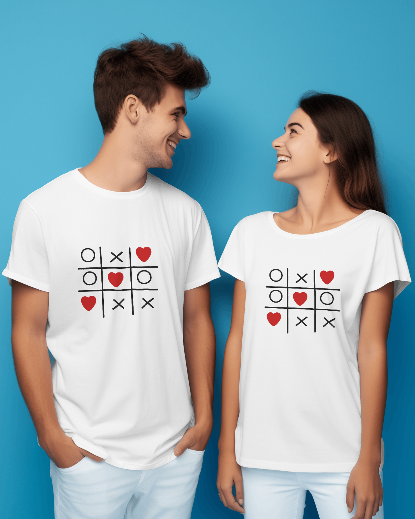 Love Game Unisex Round Neck Half Sleeve T-Shirt