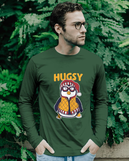 Hugsy Unisex Full Sleeve T-Shirt