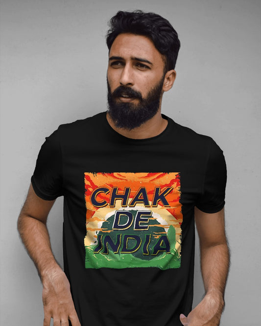 Chak De India Unisex Round Neck Half Sleeve T-Shirt