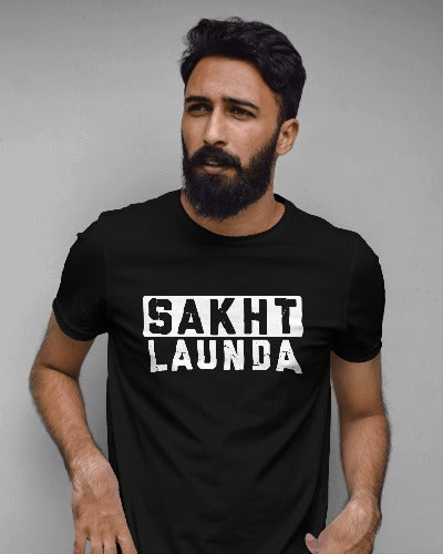 Sakht Launda Unisex Round Neck Half Sleeve T-Shirt