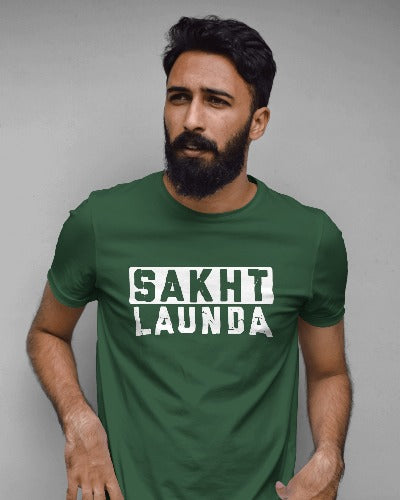 Sakht Launda Unisex Round Neck Half Sleeve T-Shirt