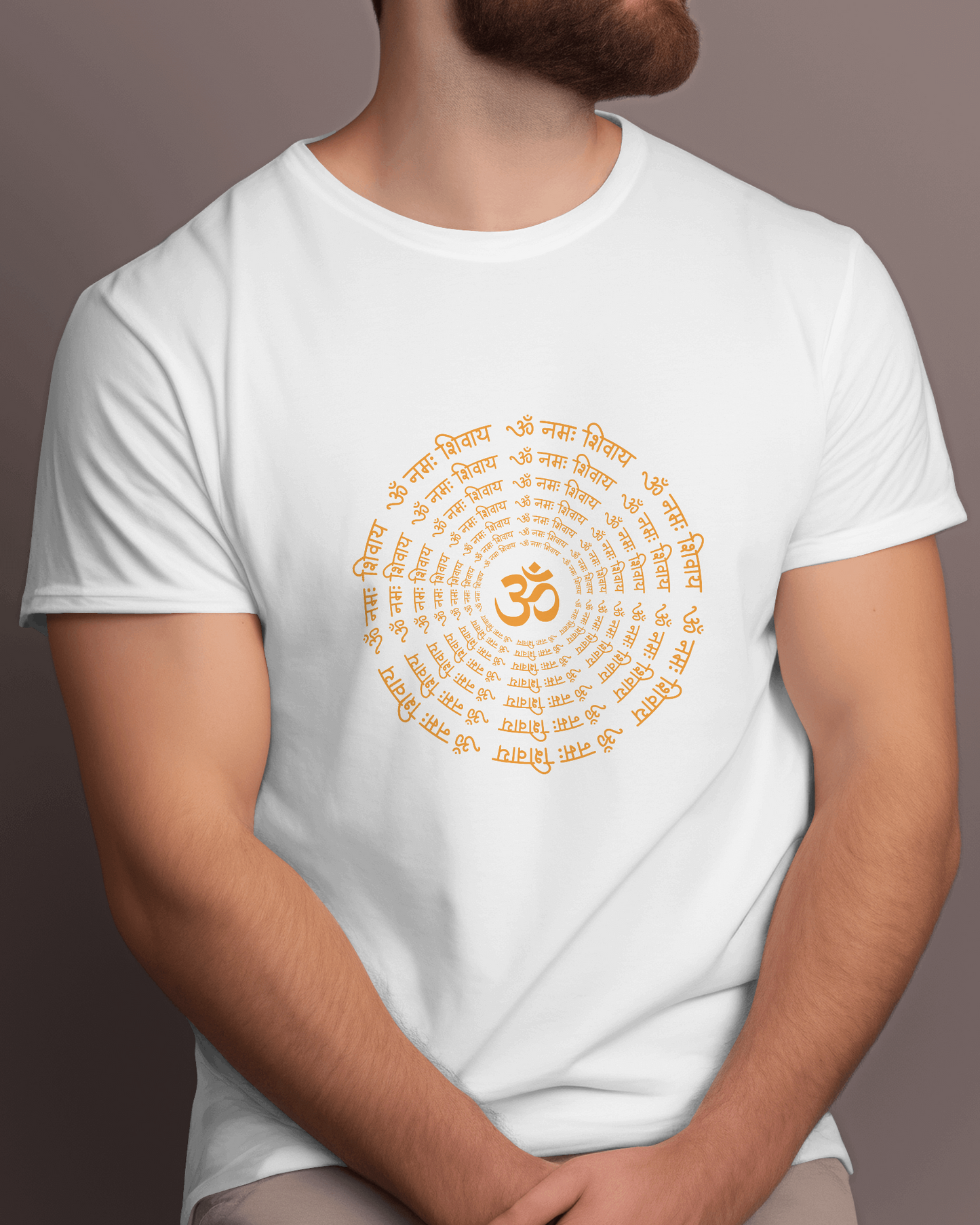 Om Namah Shivay Unisex Round Neck Half Sleeve T-Shirt