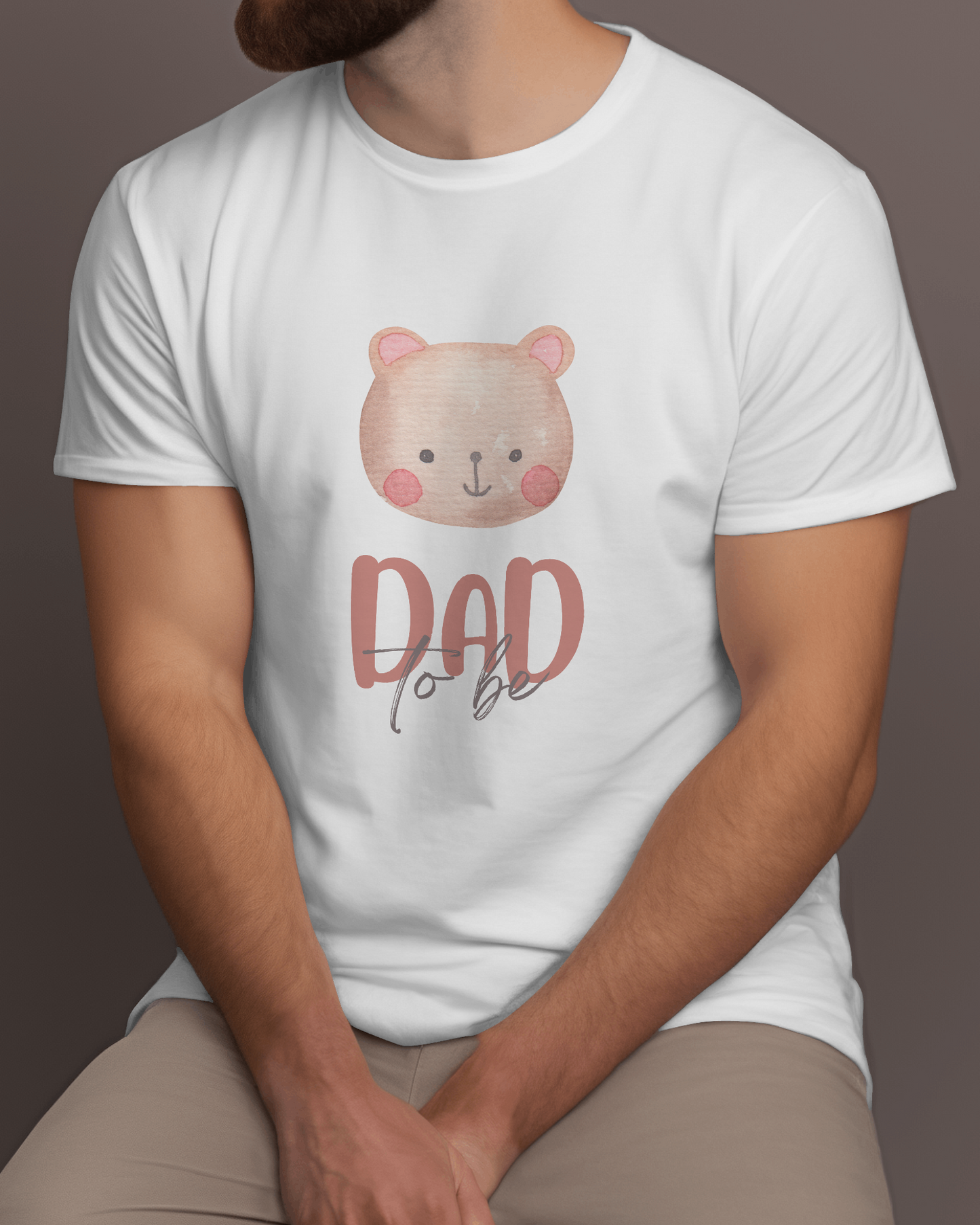 Dad To Be 2 Unisex Round Neck Half Sleeve T-Shirt