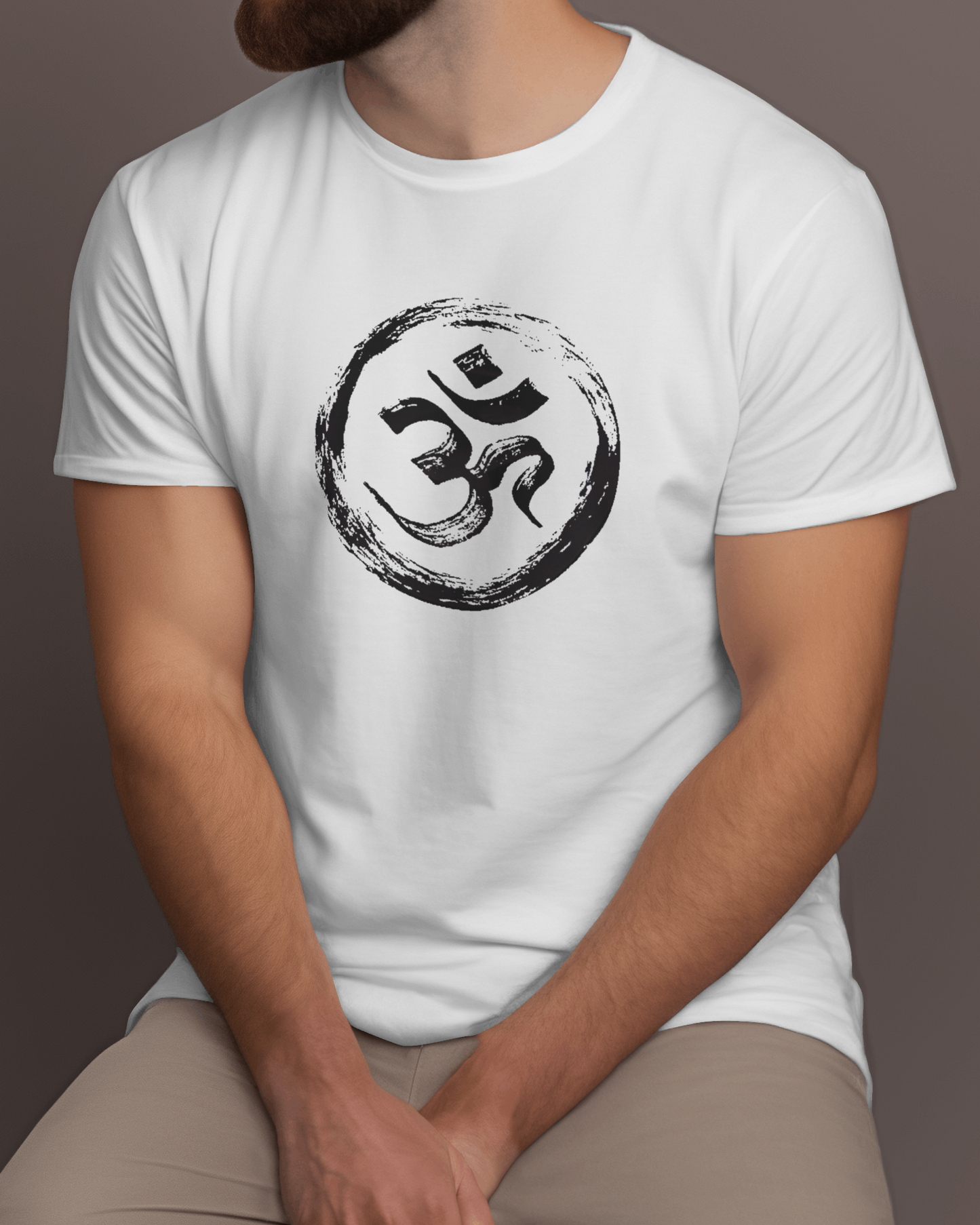 Om Unisex Round Neck Half Sleeve T-Shirt