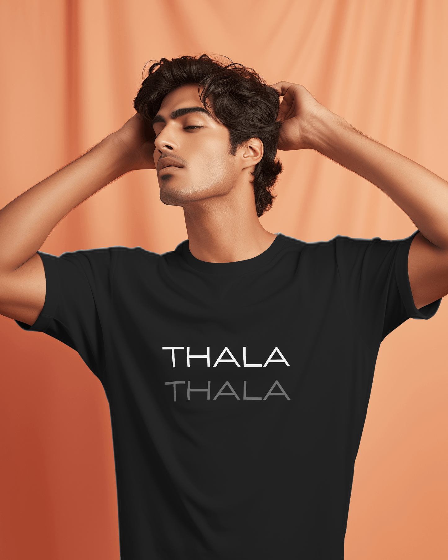 Thala Dhoni Unisex Round Neck Half Sleeve T-Shirt