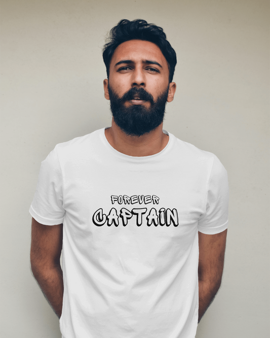 Forever Captain Unisex Round Neck Half Sleeve T-Shirt