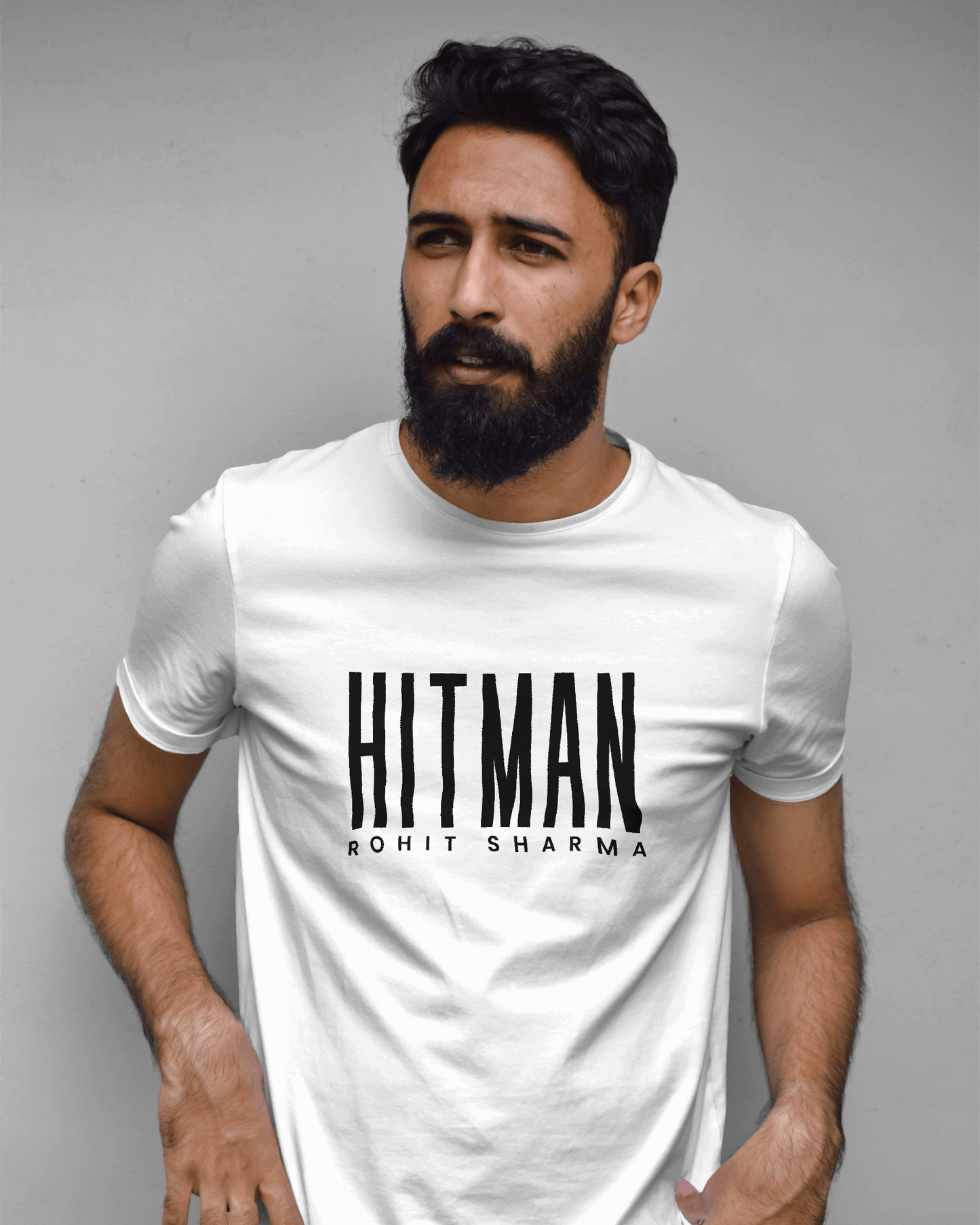 Hitman Rohit Sharma Unisex Round Neck Half Sleeve T-Shirt