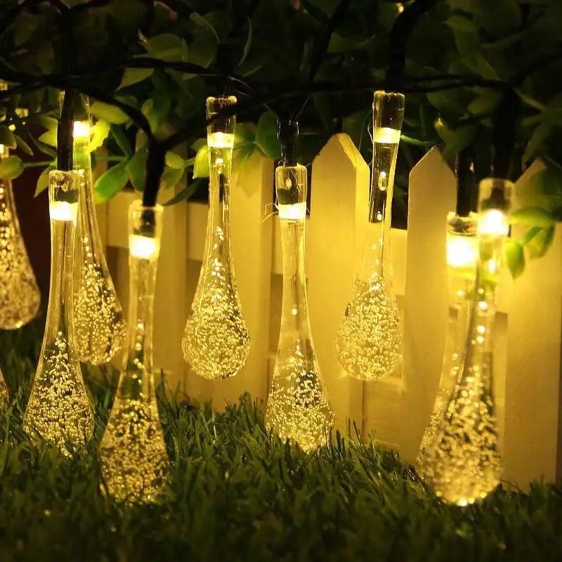 Fairy 14 Water LED Drop String Lights – Warm White for Indoor & Outdoor Décor