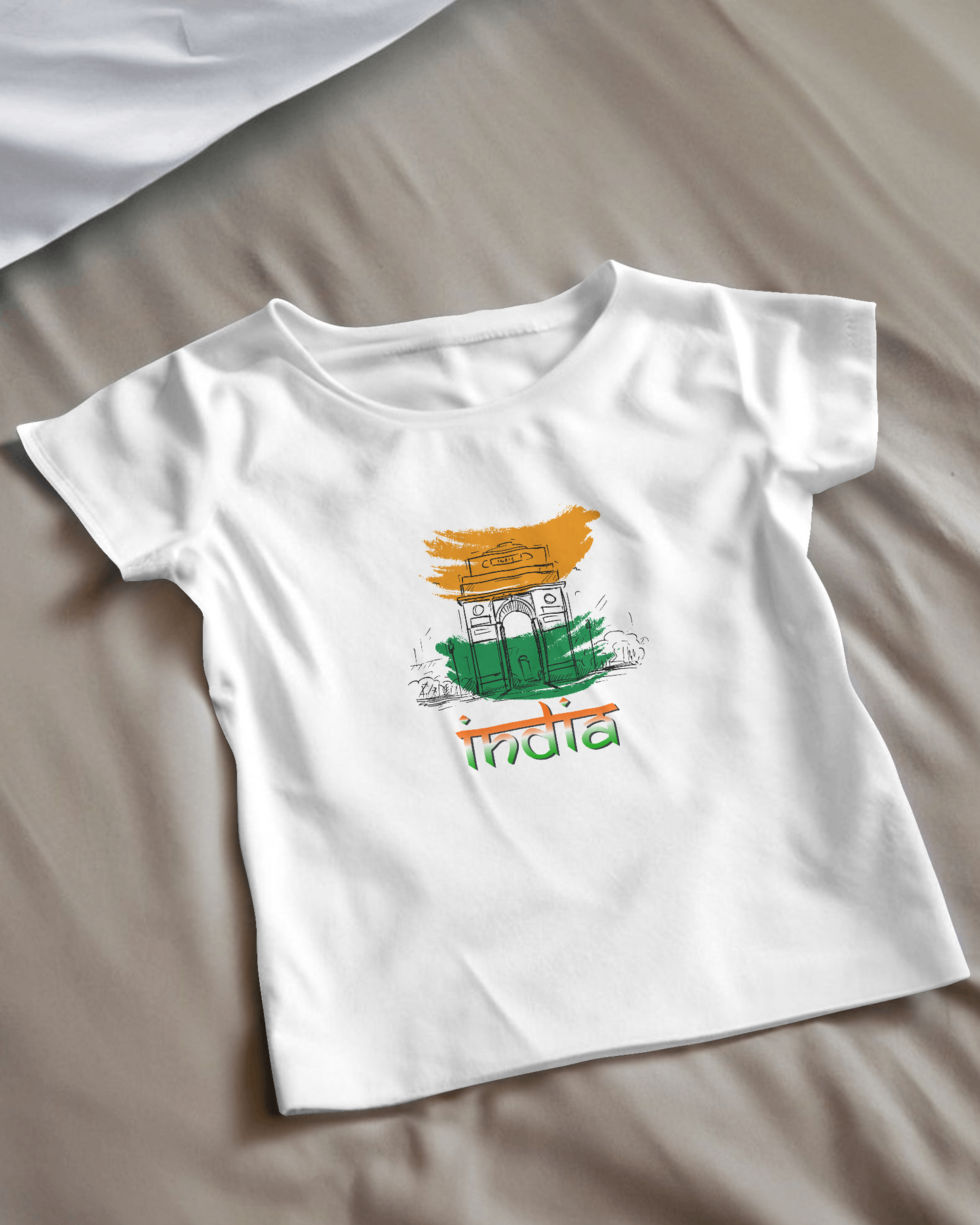 India Boys Round Neck Half Sleeve T-Shirt