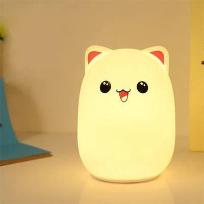 Cute LED Kitty Night Light – Illuminate Your Child's Space