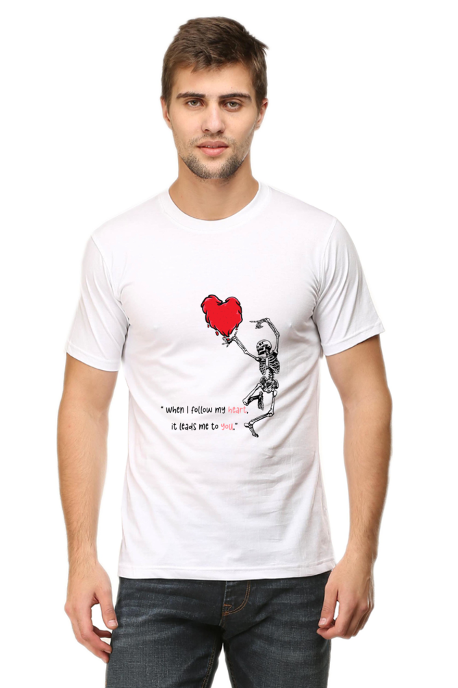 Eternal Love Unisex Round Neck Half Sleeve T-Shirt