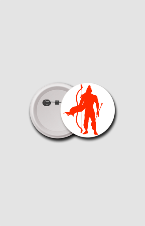 Prabhu Ram Button Badge