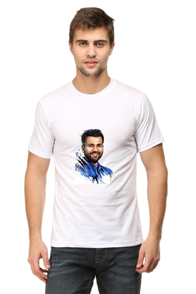 Rohit Sharma Unisex Round Neck Half Sleeve T-Shirt