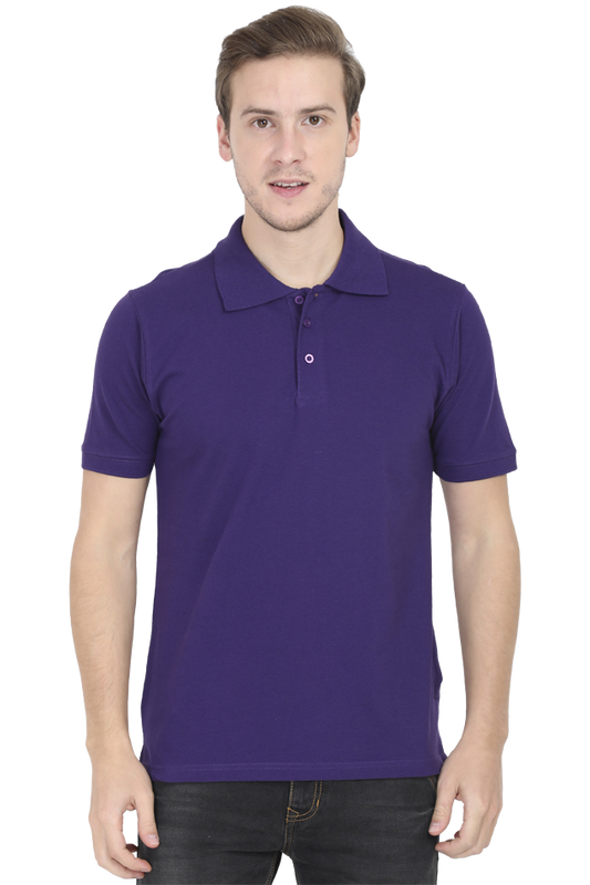 Purple Unisex Polo T-Shirt