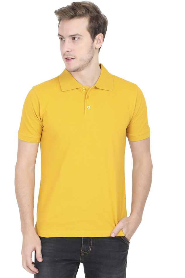 Yellow Unisex Polo T-Shirt