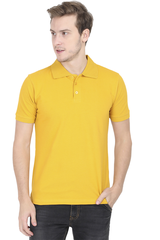 Yellow Unisex Polo T-Shirt