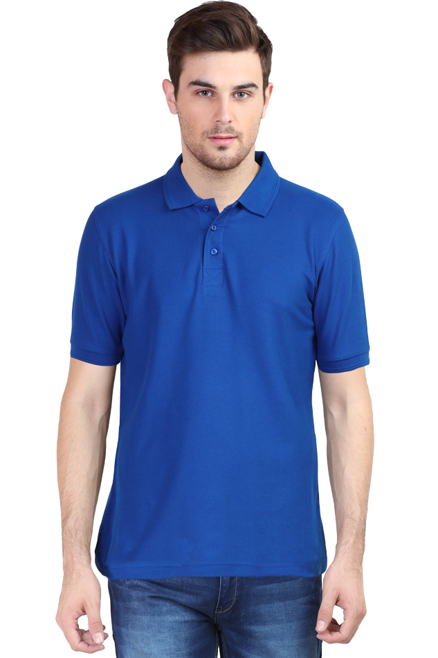 Royal Blue Unisex Polo T-Shirt