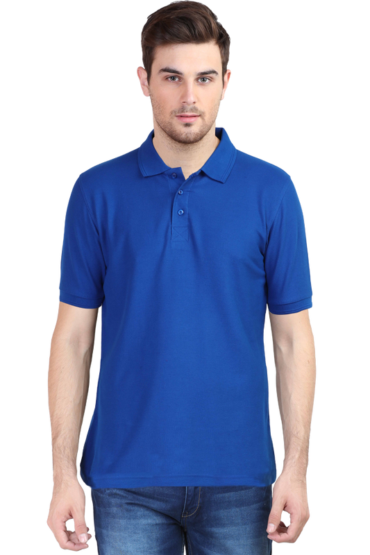 Royal Blue Unisex Polo T-Shirt